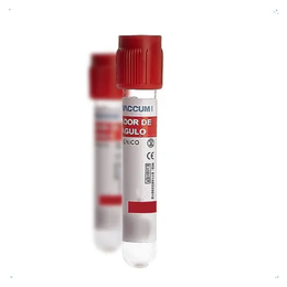 Tubo de Coleta de Sangue a Vácuo Sem Aditivo 4 mL – Tampa Branca | Plástico 13 x 75 mm | 100 un