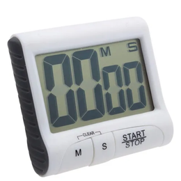 Cronômetro / Timer Despertador 0–60 Min – com Ímã e Suporte | Alarme Sonoro