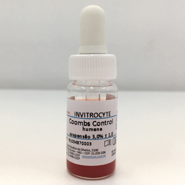 INVITROCYTE Coombs Control (3,0%) – Hemácias-teste para controle da prova de Coombs – 1 x 10 mL