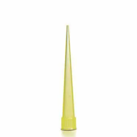 Ponteiras 100–1000µL Sem Filtro Tipo Eppendorf – Pacote com 500 Unidades (Amarelas)