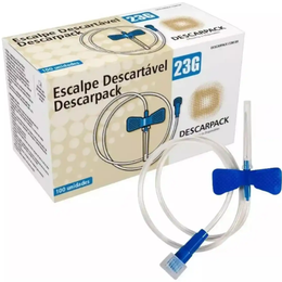 SCALP CONVENCIONAL P/ INFUSÃO 23G C/ TUBO – PCT C/100