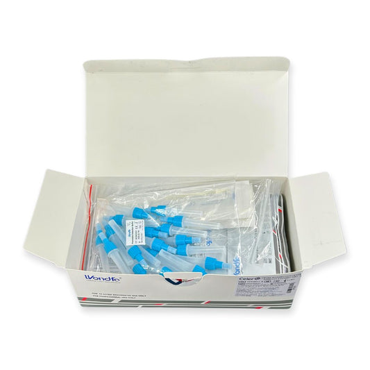Teste Rápido Combo Influenza A/B + COVID-19 Antígeno – Kit com 20 Testes