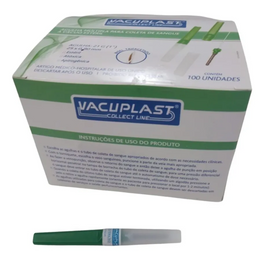Agulha Coleta Múltipla 25 x 0,8 mm (21G) – Caixa com 100 Unidades