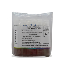 Caldo Arginina – 10 Tubos (13 × 100 mm)