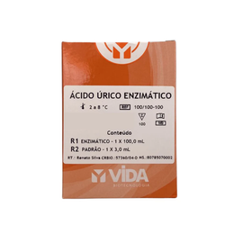Reagente Enzimático para Determinação de Ácido Úrico – 100 mL ou 200 mL