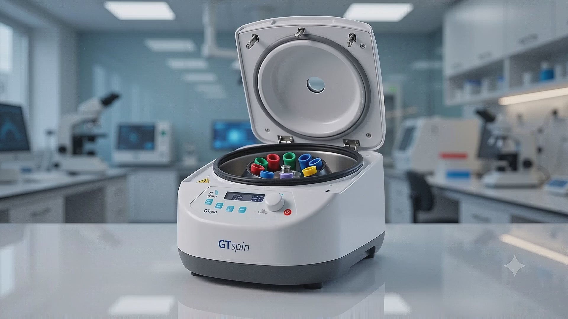 Vídeo da Centrífuga Digital GT Spin em funcionamento – GC Lab